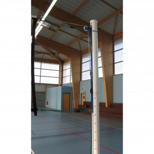 Paire de poteaux de volley aluminium sans fourreaux Sporti France